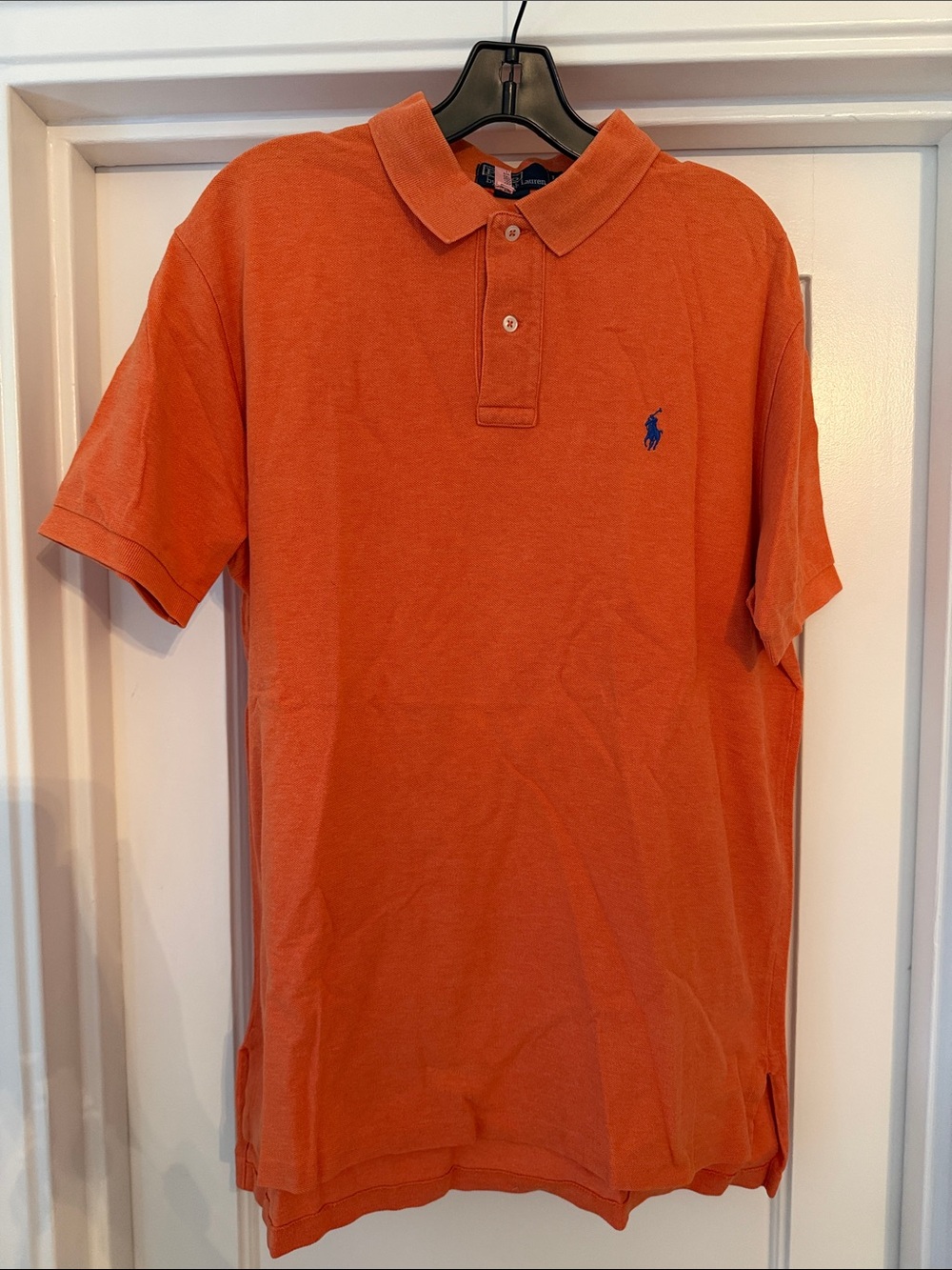 Polo by Ralph Lauren Orange Short-Sleeve Polo with Navy Pony